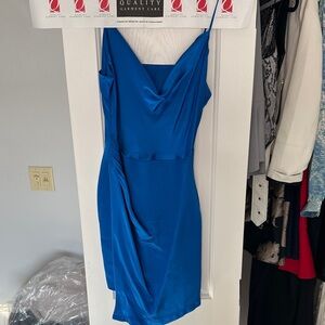 Zara Vibrant Blue Mini Dress